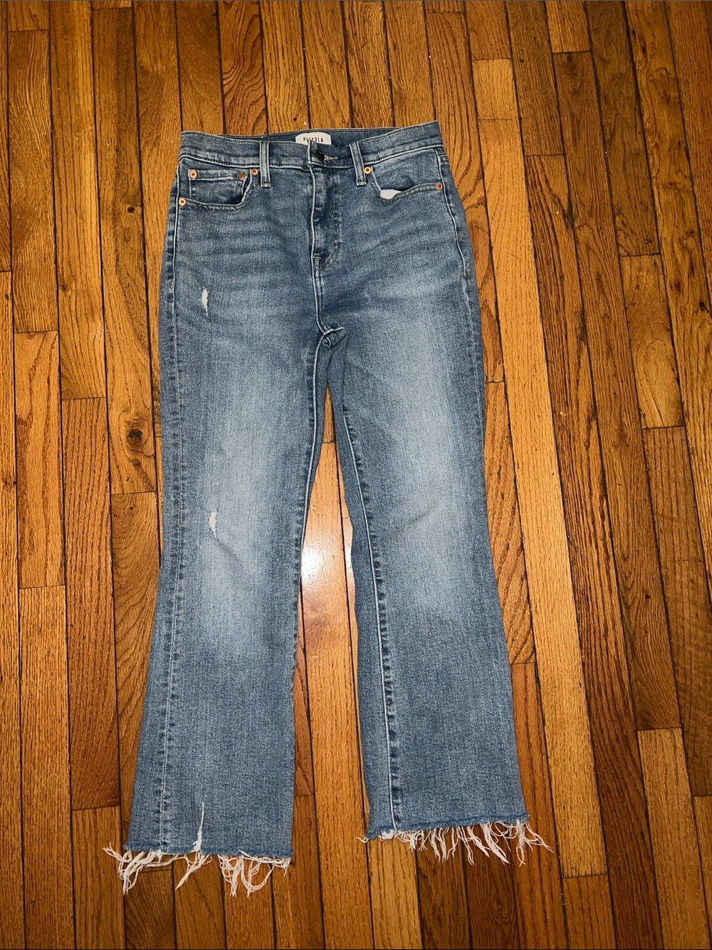 Pistola cropped jeans